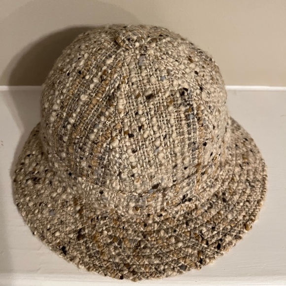 Vintage STUDIO DONEGAL wool tweed bucket hat M - Picture 2 of 5
